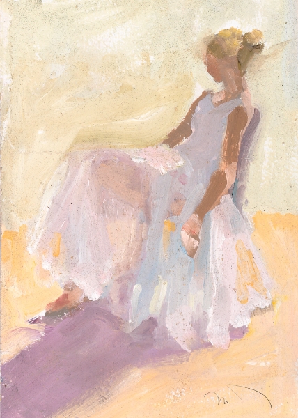 Artist: Medley McClary  - young girl on a chair